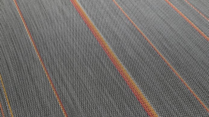 Фото Bazalt orange / Колекція Stripes / Ткане ПВХ - покриття 2tec2