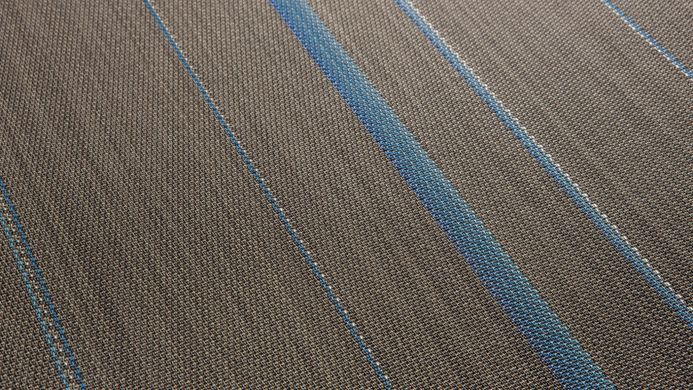 Фото Flint blue / Колекція Stripes / Ткане ПВХ - покриття 2tec2