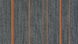 Moonless night orange / Колекція Stripes / Ткане ПВХ - покриття 2tec2 - плитка фото 3