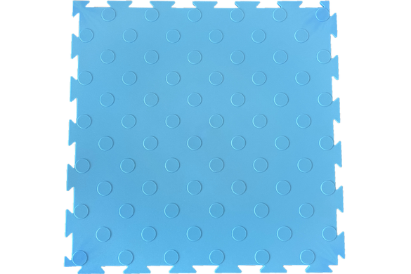 Фото Модульное покрытие голубого цвета "Индастриал - Модуль Профи" 5 мм.