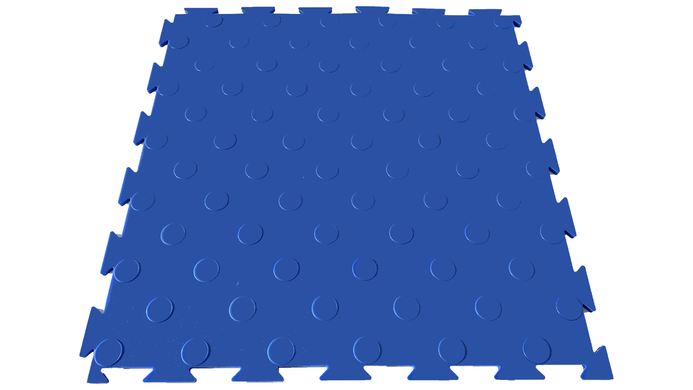 Фото Модульное покрытие синего цвета "Индастриал - Модуль Профи" 5 мм.